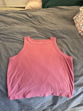 Old Navy Rose Ribbed High-Neck Tank